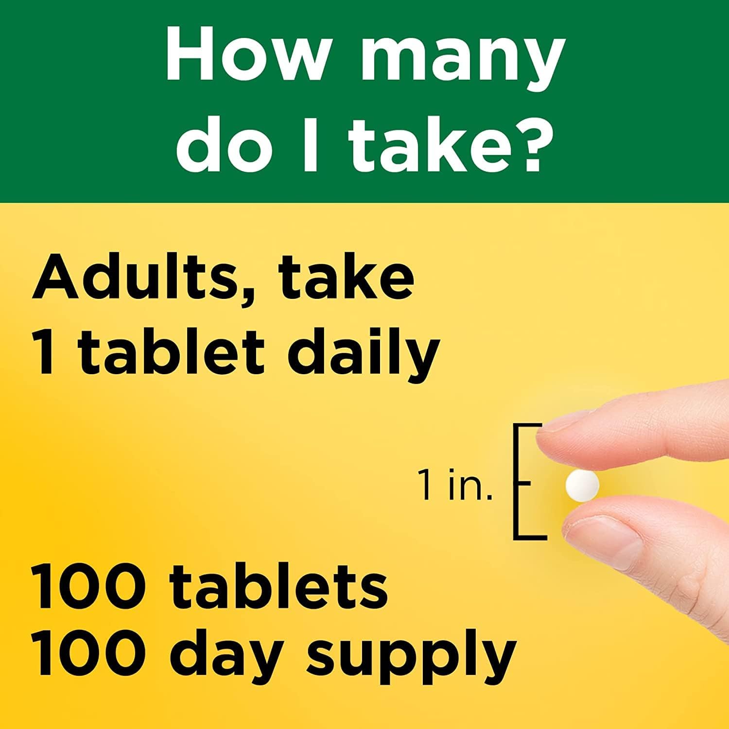 Nature Made Vitamin B1 100Mg, Dietary Supplement For Energy Metabolism Support, 100 Tabletss, 100 Day Supply