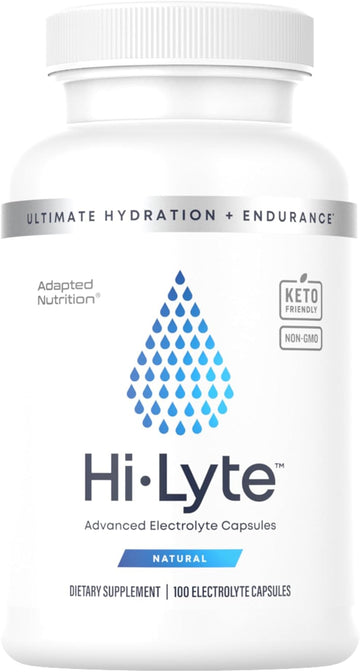 Hi-Lyte Electrolyte Replacement Capsules | Rapid Rehydration Supplement | Vegan & Keto Friendly | Gentle On Stomach | Magnesium, Potassium, Sodium & Zinc + | 100 Capsules