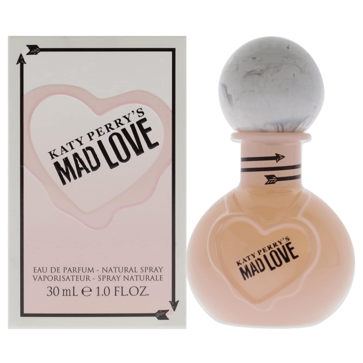 Katy Perry Mad Love, Eau De Parfum, 1 Fl. Oz., Women'S Fragrance By Katy Perry With Floral, Fruity & Feminine Scents Mixed With Warm & Sexy Musk & Wood. An Appealing & Attractive Gift. : Beauty & Personal Care