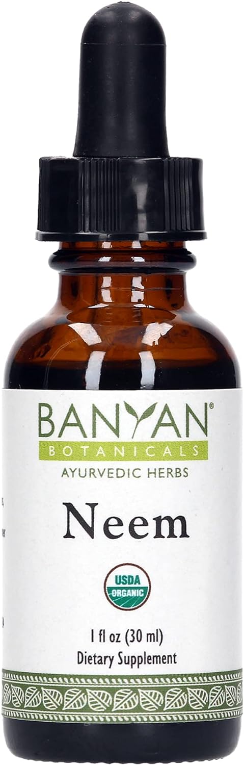 Banyan Botanicals Neem Liquid Extract - Certified Organic, 1 oz