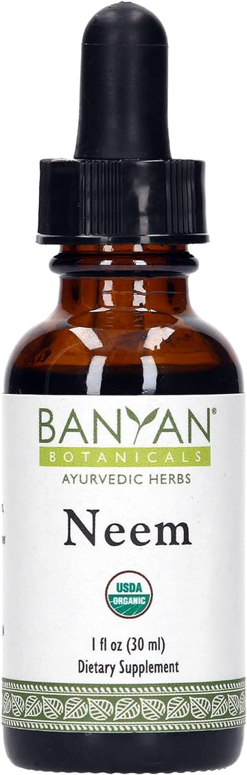 Banyan Botanicals Neem Liquid Extract - Certified Organic, 1 oz