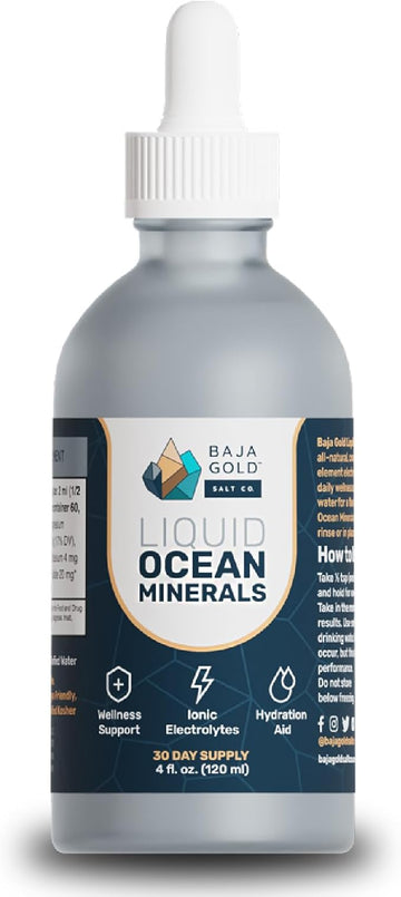 Baja Gold Liquid Ocean Minerals, 4 Fl. Oz. Tincture