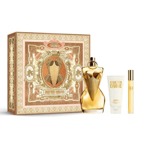 Jean Paul Gaultier Gaultier Divine For Women - 3 Pc Gift Set 3.4Oz Edp Spray, 0.3Oz Edp Spray Mini, 2.5Oz Body Lotion : Beauty & Personal Care