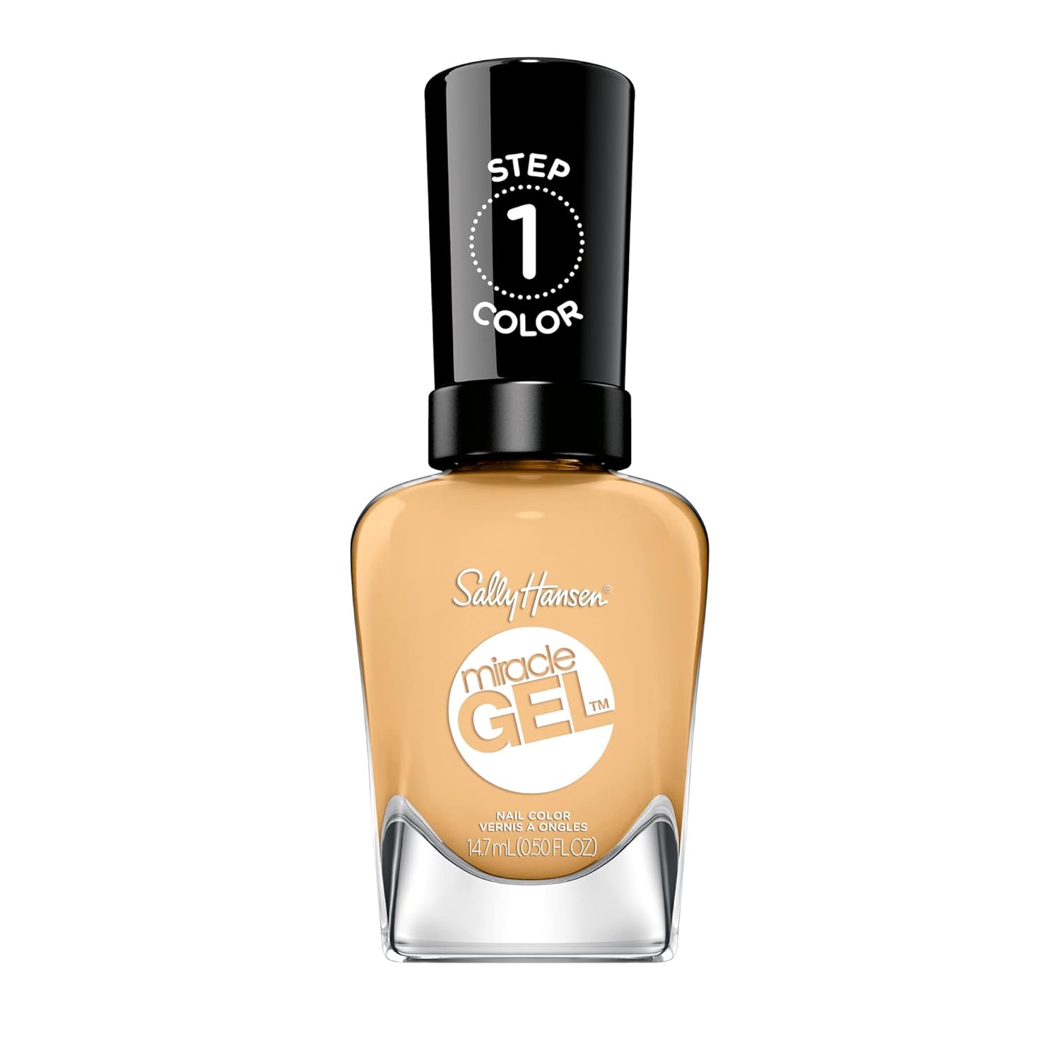 Sally Hansen Miracle Gel™, I Don'T Desert You, Long Lasting, Gel-Like Formula, No Uv Lamp Needed, Nude Nail Polish