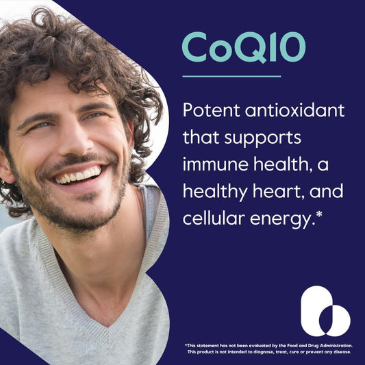 Bestvite Coenzyme Coq10 100Mg (120 Vegetarian Capsules) Naturally Fermented - No Stearates - No Fillers - Vegan - Non Gmo - Gluten Free