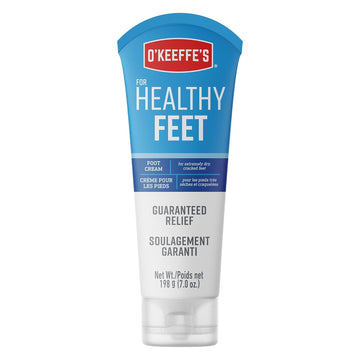 O'Keeffe'S For Healthy Feet Foot Cream; Guaranteed Relief For Extremely Dry; Cracked Feet; Clinically Proven To Instantly Boost Moisture Levels; 7.0 Ounce Tube; (Pack Of 1)