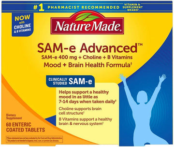 Nature Made SAM-e Complete 400 mg - 60 Enteric Coated Tablets