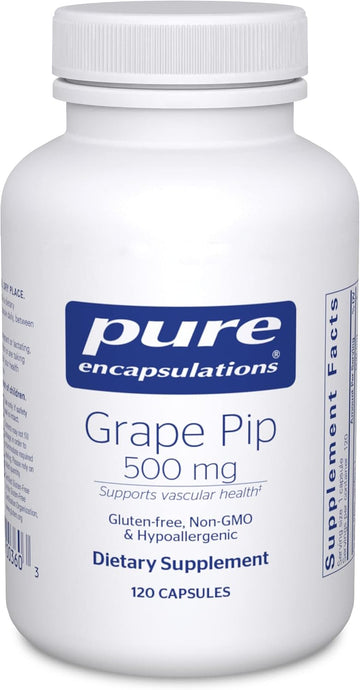 Pure Encapsulations Grape Pip 500 Mg | Supports Vascular Health | 120 Capsules