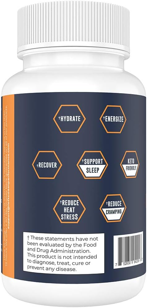 Left Coast Performance Keto Electrolyte Supplement, 180 Capsules. Electrolyte Pills for Ketogenic Diet. Magnesium, Potassium, Sodium, Calcium. Electrolytes Keto Tablets for Hydration Support : Health & Household