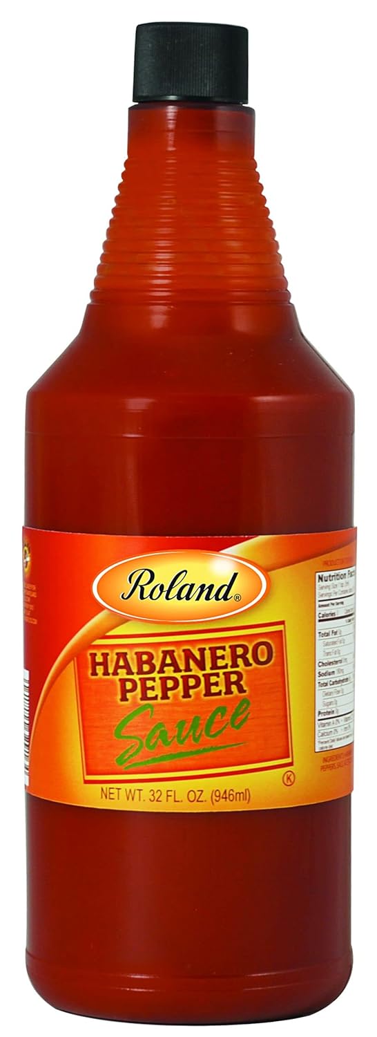 Roland Foods Habanero Pepper Sauce, Specialty Imported Food, 32-Ounce Bottle