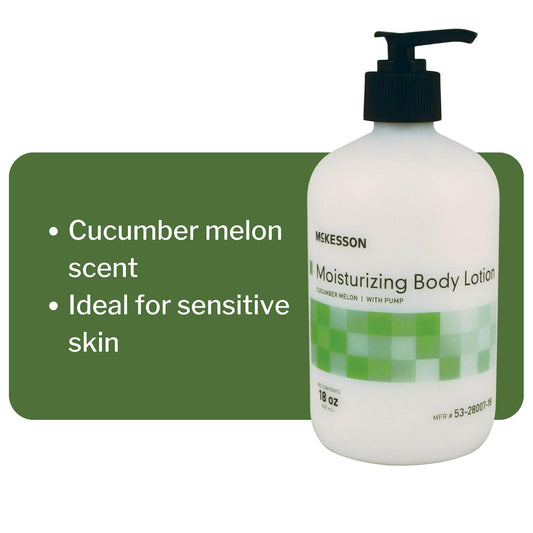 Mckesson Moisturizing Body Lotion, Cucumber Melon Scent, 8 Oz, 1 Count