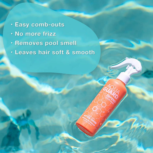 Aqua Guard After-Swim Uv Leave-In Detangler - Detangles, Softens & Shields Hair From Uv Rays - Paraben & Gluten Free, Vegan, Color Safe, Leaping Bunny Certified (2-Pack)