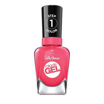 Sally Hansen Miracle Gel™, Electric Pop, Long Lasting, Gel-Like Formula, No Uv Lamp Needed, Pink Nail Polish