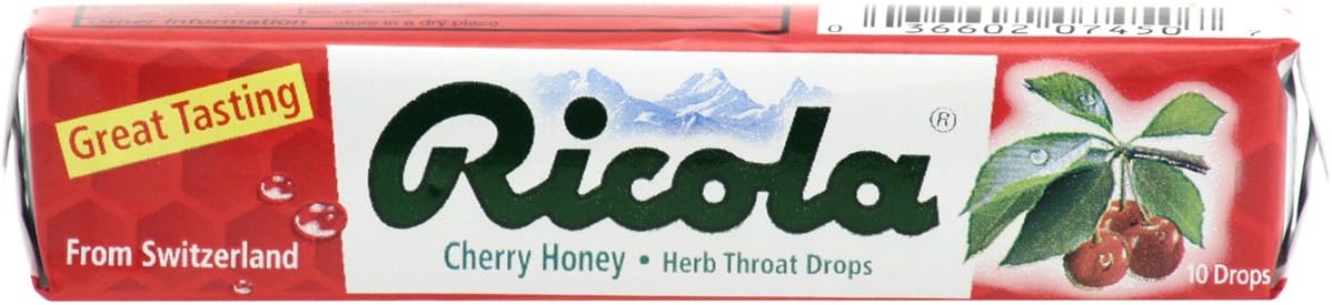 Cherry Honey Sticks Ricola 10 Stick