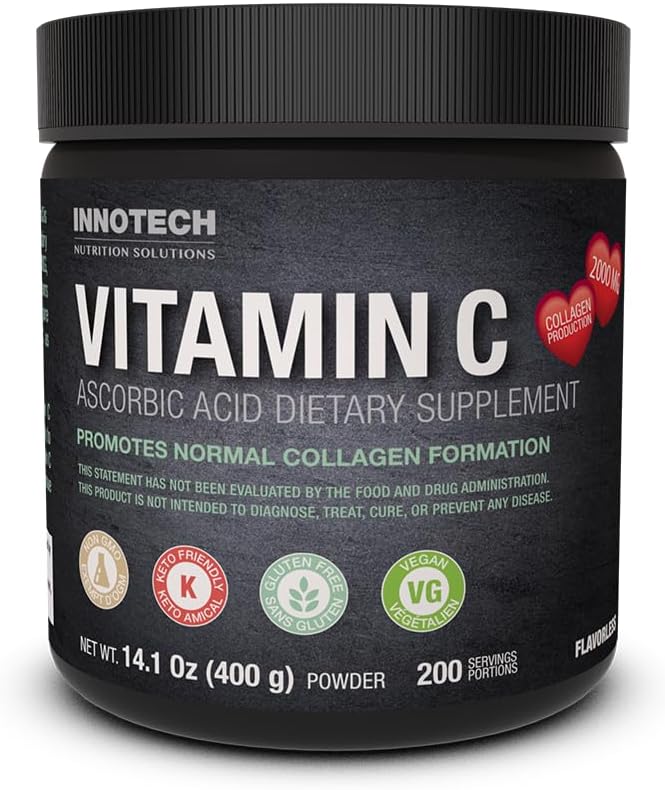 Innotech Nutrition: Pure Vitamin C As Ascorbic Acid - 400 G