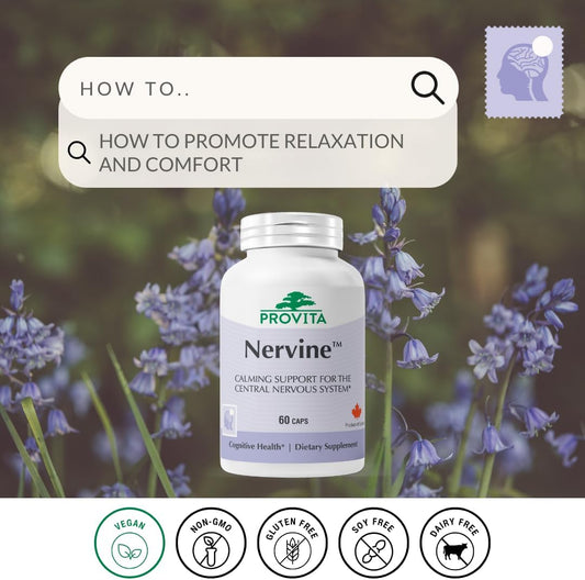 Nervine: Herbal Support For Stress, Anxiety & Sleep (60 Capsules)