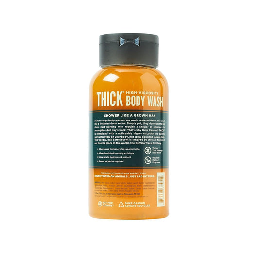 Duke Cannon Thick High Viscosity Body Wash - Buck Moon | 17.5 Oz | Vetiver & Oak Moss Scent | Mineral Enriched | Sulfate-Free | 3X Thicker Formula