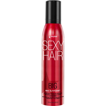 Sexyhair Big Altitude Bodifying Blow Dry Mousse, 6.8 Oz | Volume With Hold | Up To 72 Hours Humidity Resistance | Thermal Protection