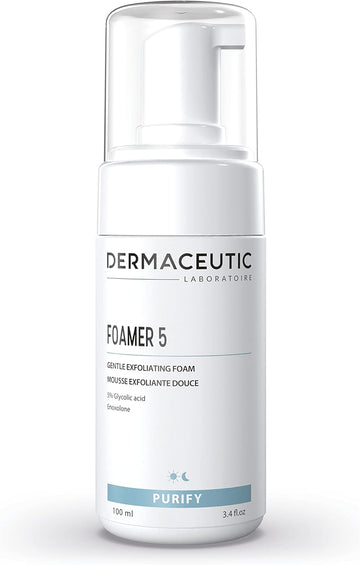 Dermaceutic Foamer 5 - Gentle Foaming Cleanser - Brightening Face Wash - Exfoliating Cleanser For A Clear And Bright Complexion - 100Ml