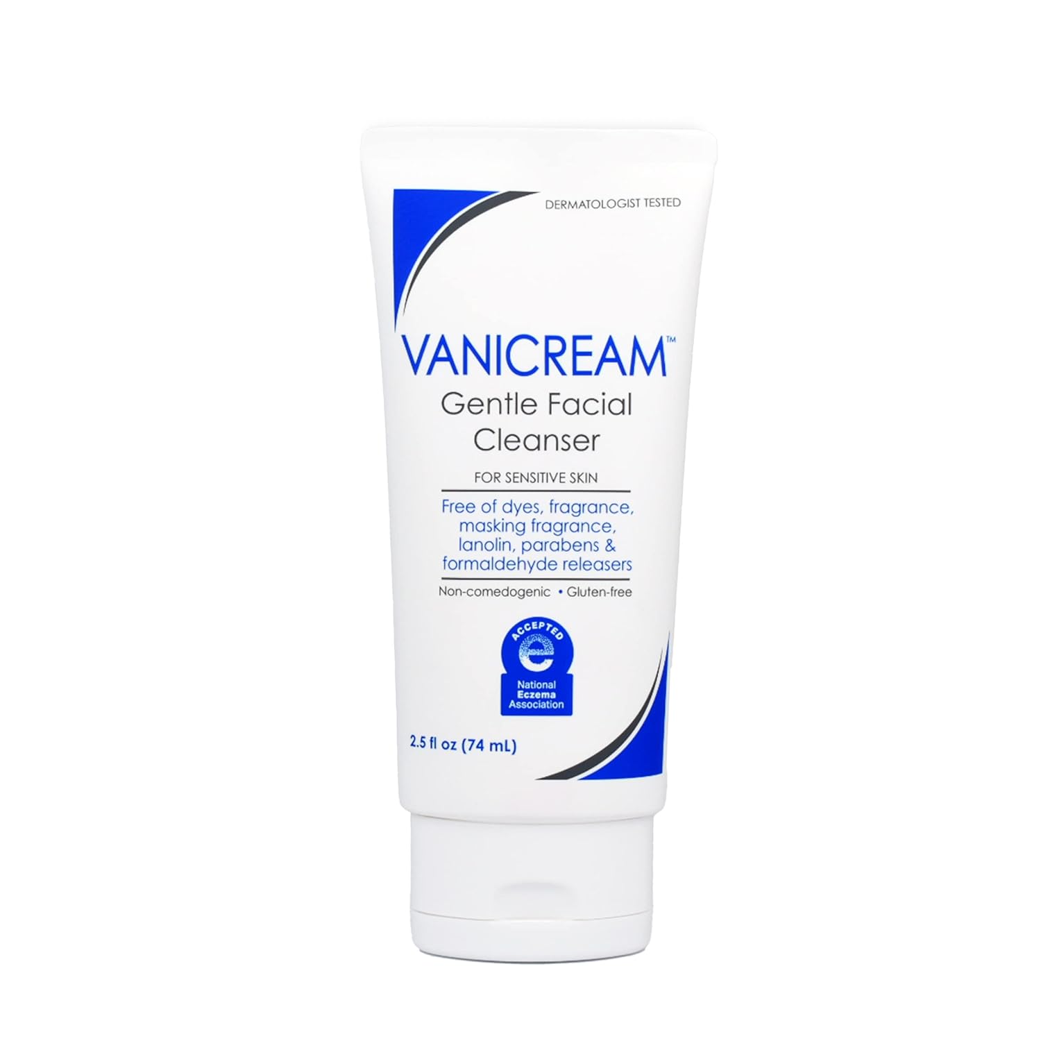 Vanicream Gentle Facial Cleanser - 2.5 Fl Oz - Formulated Without Common Irritants For Those With Sensitive Skin