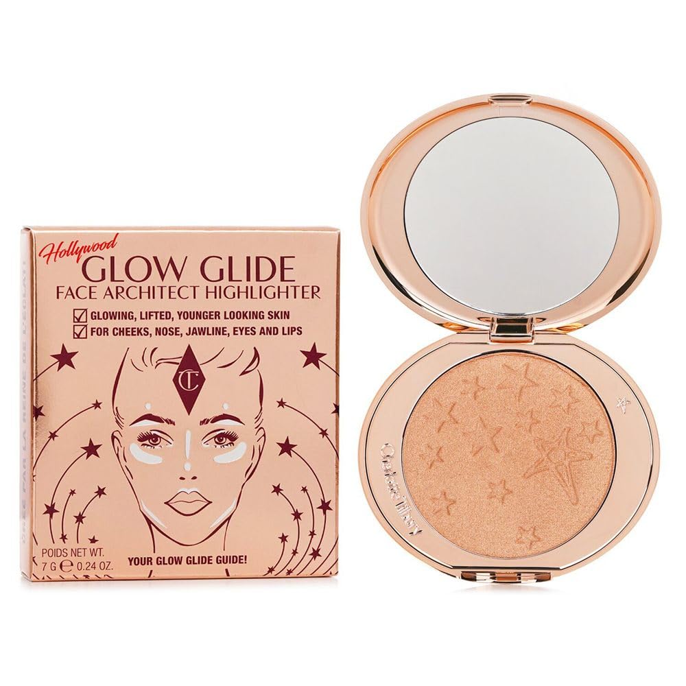 Charlotte Tilbury Glow Glide Face Architect Highlighter - Gilded Glow : Beauty & Personal Care