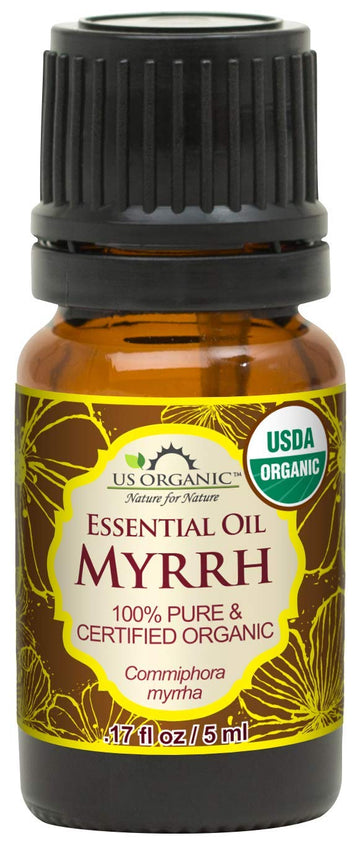 Us Organic 100% Genuine Myrrh Essential Oil - Sourced From The Horn Of Africa, Usda Certified Organic, Extracted By Hydro-Distillation (Myrrh, 5 Ml)