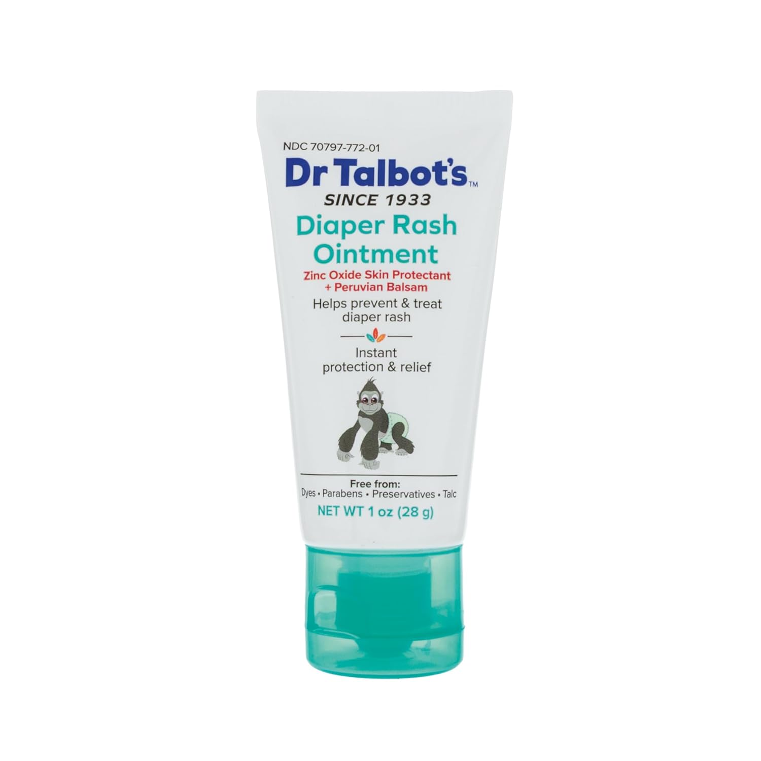 Dr. Talbot'S Baby Diaper Rash Ointment - 16 Oz - Zinc Oxide Skin Protectant With Peruvian Balsam - Treats And Prevents Rash