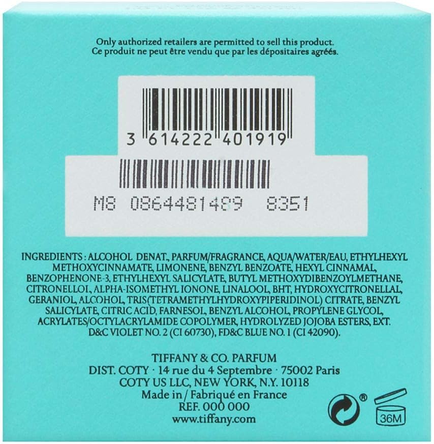 Tiffany & Co. Eau De Parfum 30Ml