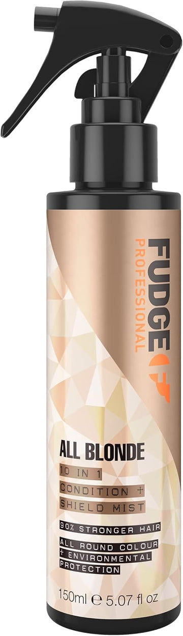 Fudge Professional All Blonde Colour Booster Shampoo, Travel Size, Blonde Colour Protection, Bond Repair Technology, Sulfate Free, 50 Ml