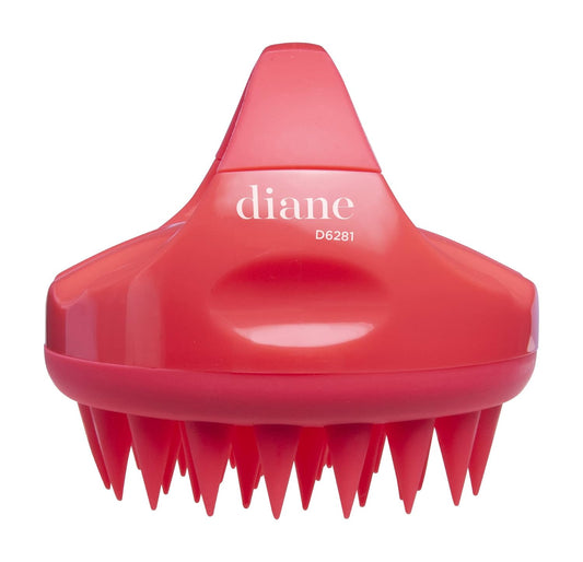 Diane Shampoo Massage Brush, Coral