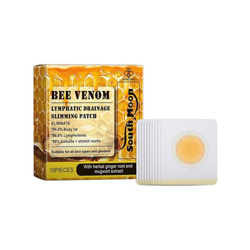 Bee Venom Detox- Slimming & Lymphatic Drainage Patch,Lymphatic Drainage Patches for Weight Loss(10 Pieces)