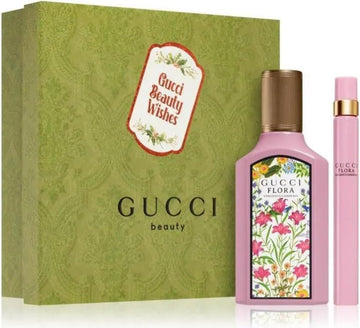 Gucci Flora Gorgeous Gardenia Eau De Parfum Gift Set For Her, 2 Piece Assortment, Pack Of 1, 55.0 Ml, 13.3 Oz
