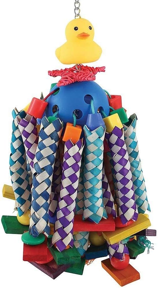 Lucky Ducky Long Legs Parrot Toy