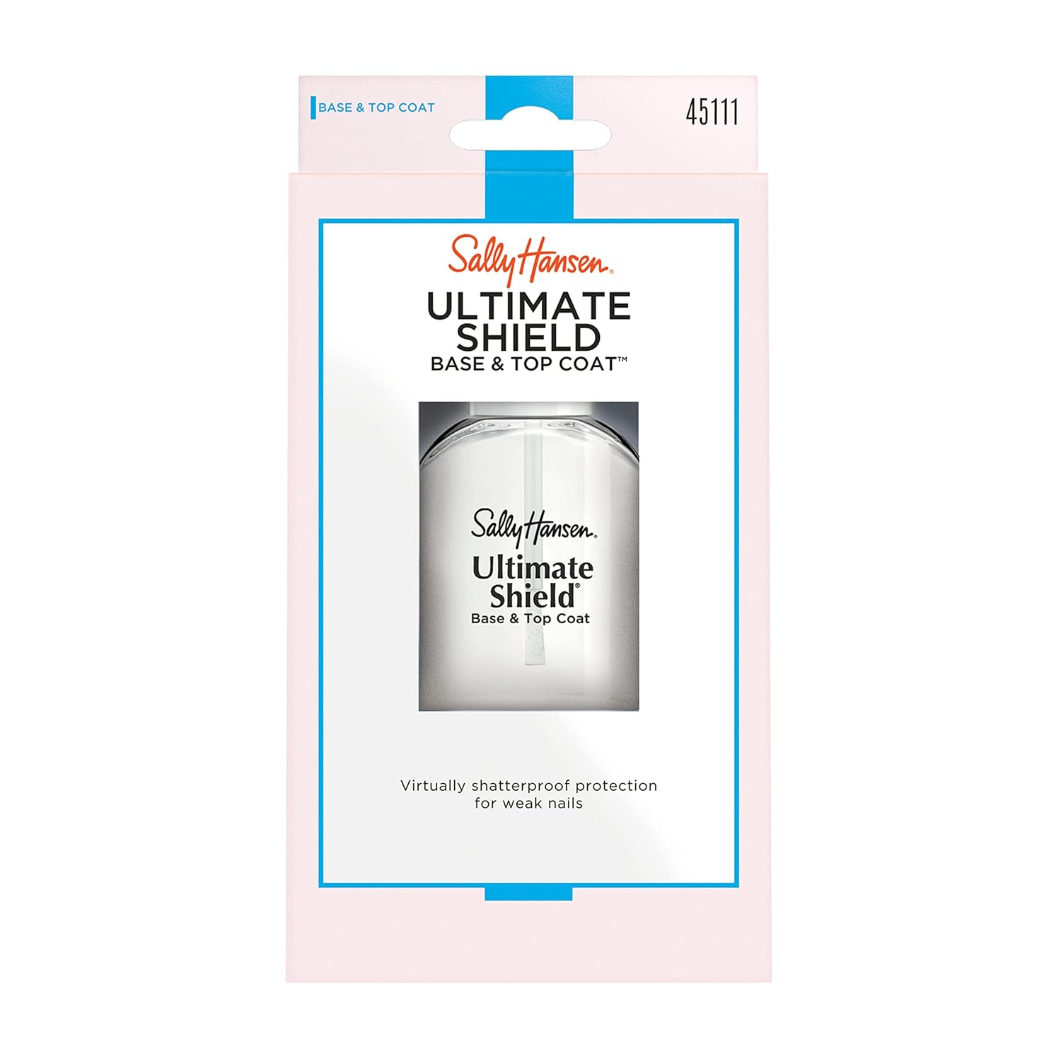 Sally Hansen Ultimate Shield®, Base And Top Coat, Nail Protectant, Nail Strengthener