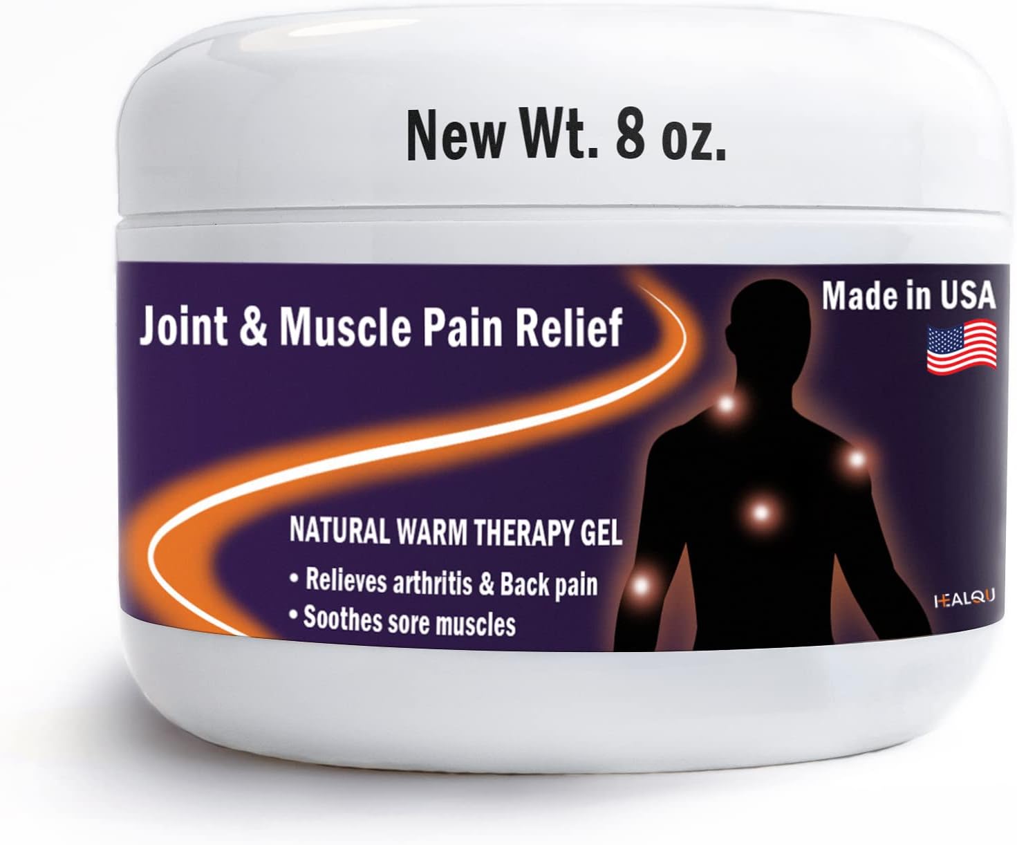 Healqu Instant Pain Relief Gel Formulated With Camphor And Menthol Muscle And Joint Quick & Effective Results