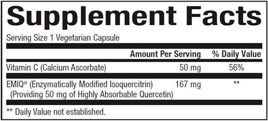 Bioclinic Naturals - Emiq Activated Quercetin, 60 Vcaps By Bioclinic Naturals