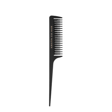 Kristin Ess Tail Comb - Hair Styling Tool For Volume + Height - Detangle, Smooth + Increase Shine - For All Hair Types & Salons