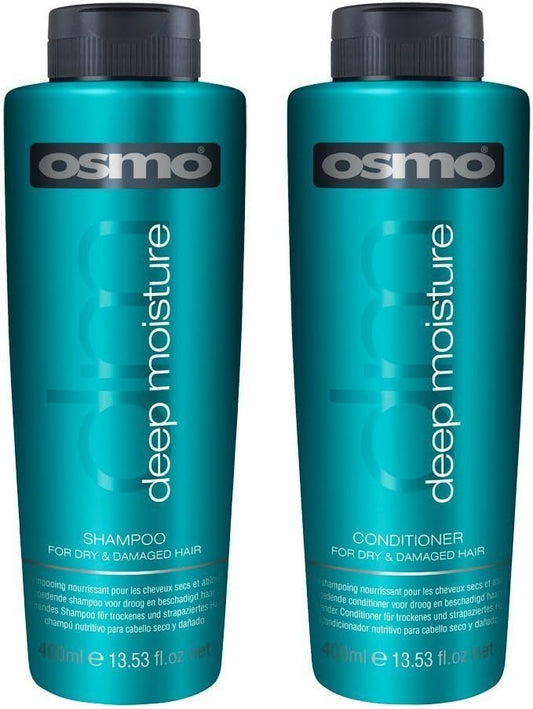 Osmo Deep Moisture Hair Shampoo & Conditioner 400Ml Professional Home & Salon