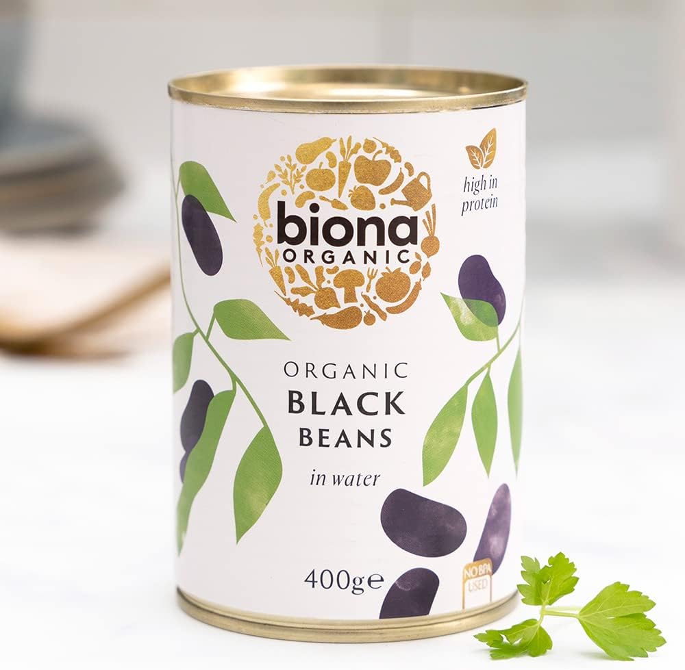 Biona Organic Black Beans, 400g : Amazon.co.uk: Grocery