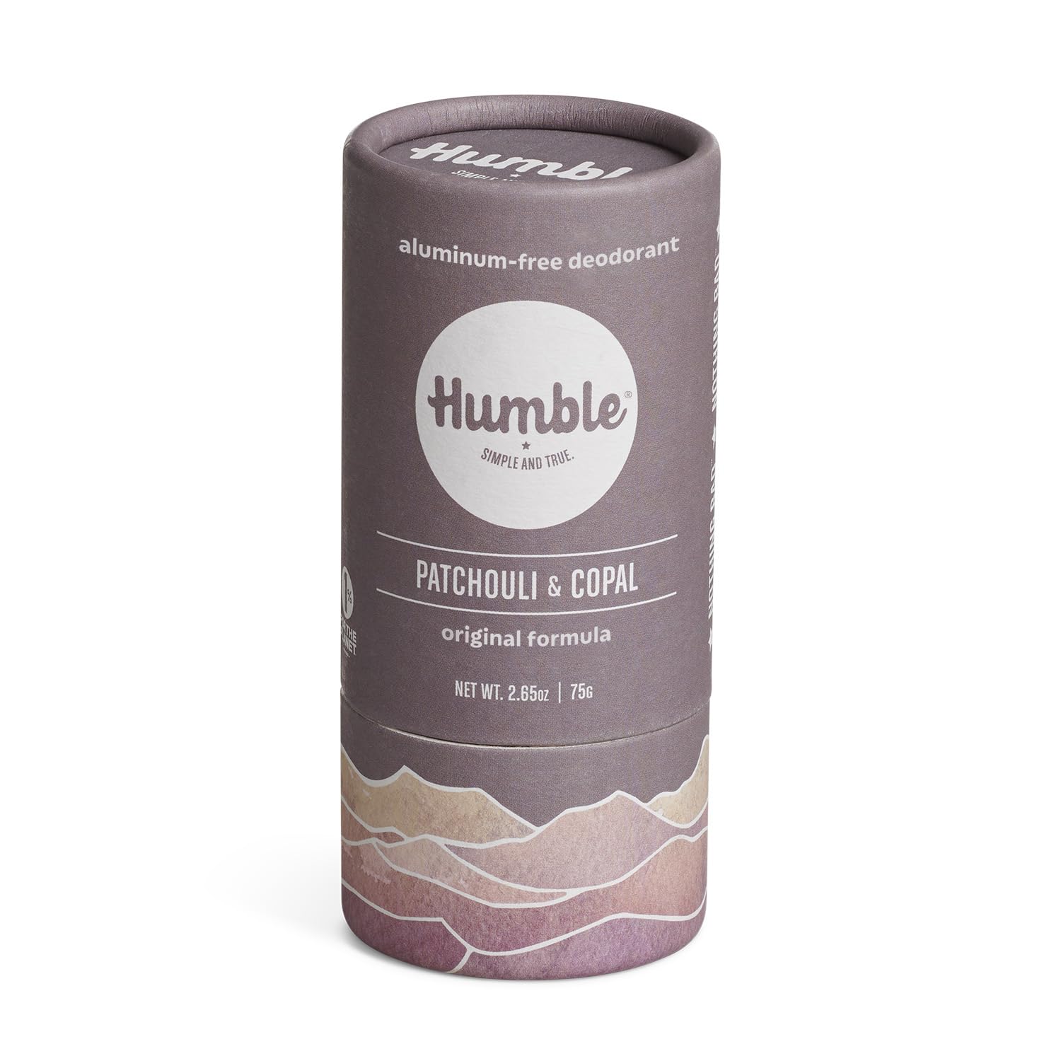 Humble Brands Original Formula, Plastic-Free, Aluminum-Free Deodorant Long Lasting Odor Control With Baking Soda And Essential Oils, Patchouli & Copal