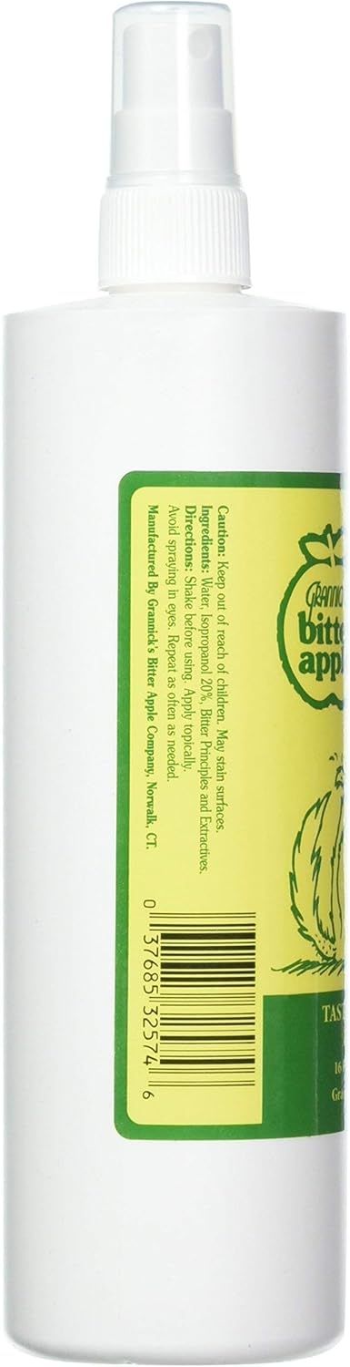 Grannick'S Bitter Apple For Dogs Spray Bottle, 16 Ounces (2-Pack). Premium Pack