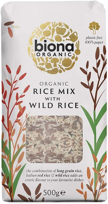 Biona Organic Wild Rice Mix, 500g