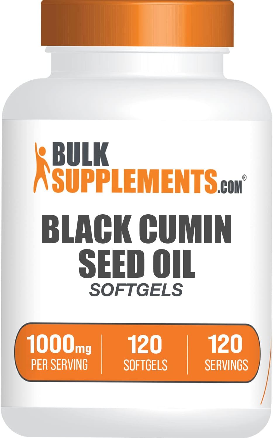 BULKSUPPLEMENTS.COM Black Cumin Seed Oil Softgels - Blackseed Oil - Ni