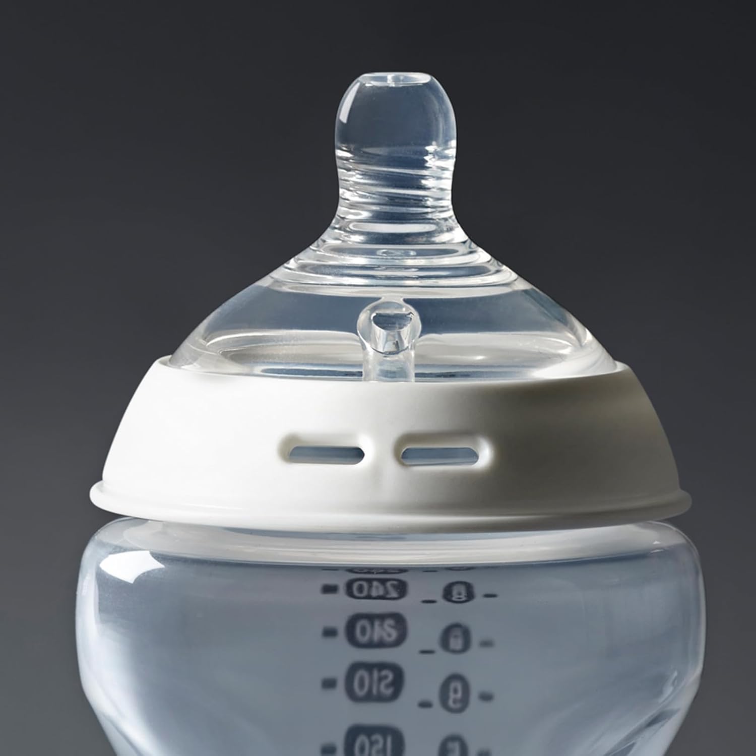 Tommee Tippee Closer To Nature Baby Bottle Nipples, Breast-Like, Anti-Colic Valve, Soft Silicone, Fast Flow, 3M+, 2 Count : Baby
