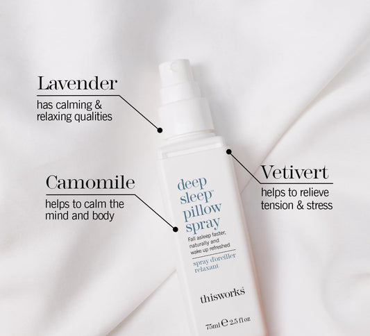 Thisworks Deep Sleep Pillow Spray – Fast-Acting Natural Rest Formula With Essential Oils Of Lavender, Vetivert & Camomile – 150 Ml (5 Fl Oz)