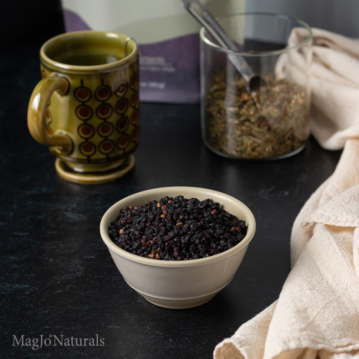 Magjo Elderberry Dried Wild Harvest, Elderberries : Grocery & Gourmet Food