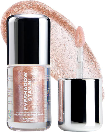 Sacheu Liquid Eyeshadow Stay-N Longwear Eye Makeup — Buildable Highly Pigmented & Blendable Eye Shadow Cream In Matte & Shimmer Finishes, Candy Dipp’D