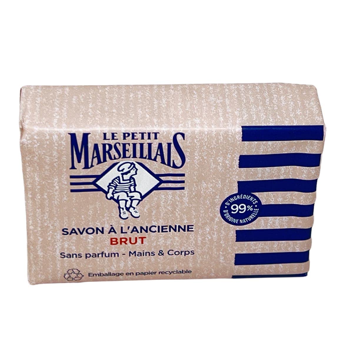 Le Petit Marseillais Savon Brut - French Marseille Soap Bar Unscented 10.5 Oz By Le Petit Marseillais : Beauty & Personal Care