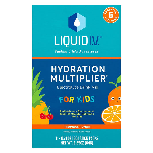 Liquid Iv Tropical Punch Kids Hydration Mix 8 Count, 0.28 Oz