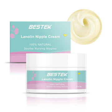 Lanolin Nipple Cream for Breastfeeding - Soothing Protection - Safe for Nursing Mom and Baby, 1.76 Ounce